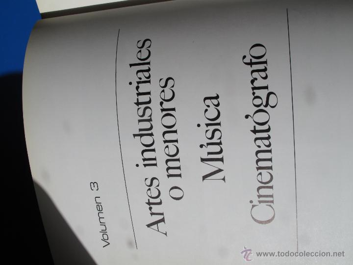 Libros: ENCICLOPEDIA DE LAS ARTES - 3 TOMOS . EDITORIAL MAR&Iacute;N. - Foto 12