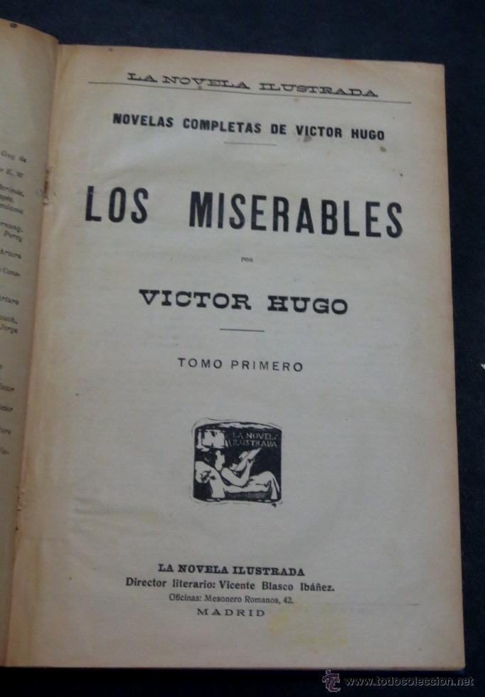 Libros: Los miserables. Tomos primero y segundo - HUGO, VICTOR - Foto 2