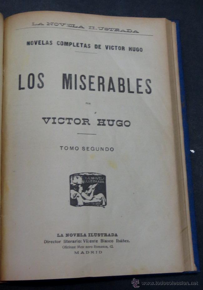 Libros: Los miserables. Tomos primero y segundo - HUGO, VICTOR - Foto 4