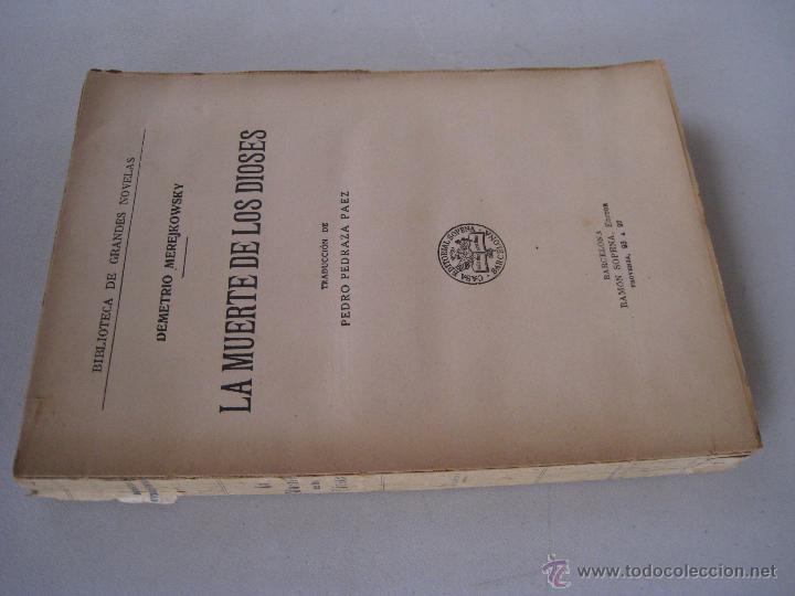 Libros: LA MUERTE DE LOS DIOSES - DEMETRIO MEREJKOWSKY. - Foto 3