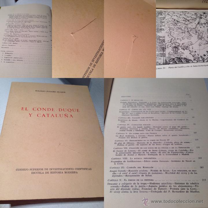 Libros: Libro El Conde Duque y Catalu&ntilde;a. Eulogio Zudaire Huarte - Foto 1