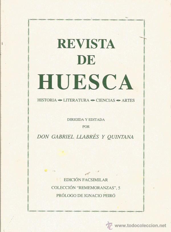 Libros: REVISTA DE HUESCA  - Varios Autores - Foto 1