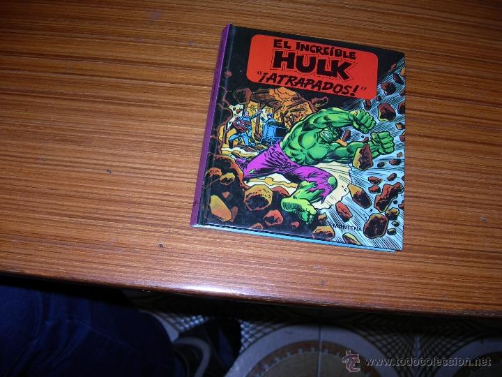 Libros: EL INCREIBLE HULK     ATRAPADOS  EDITA  MONTENA - Foto 1