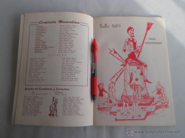 Libros: LLIBRET DE FALLAS - FALLA PRIMADO REIG - 1984 - VALENCIA - Foto 2