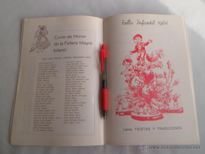 Libros: LLIBRET DE FALLAS - FALLA PRIMADO REIG - 1984 - VALENCIA - Foto 3