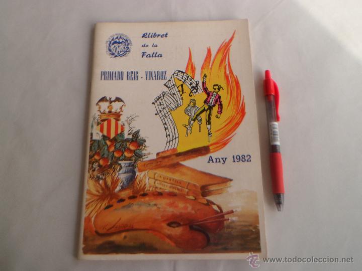 Libros: LLIBRET DE FALLAS - FALLA PRIMADO REIG - 1982 - VALENCIA - Foto 1