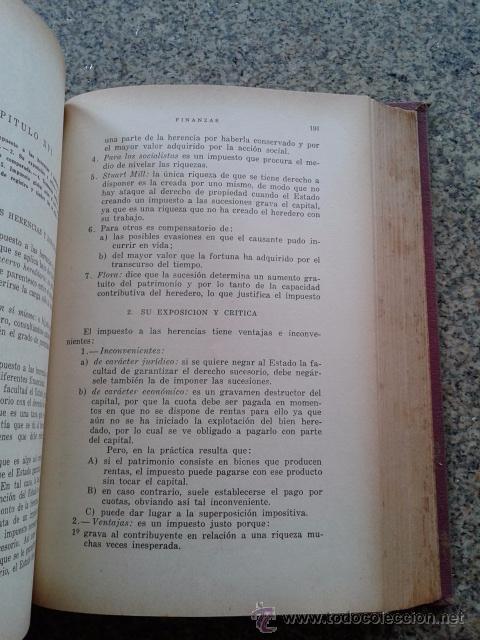Libros: FINANZAS -- E. GONZALEZ LITARDO -- EDITORIAL DOVILE - BUENOS AIRES 1940 -- - Foto 4