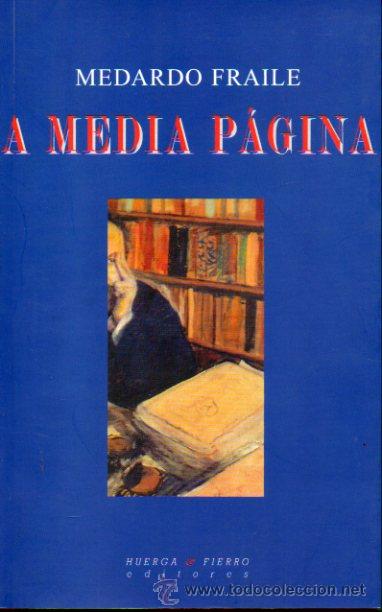 Libros: A MEDIA P&Aacute;GINA. 1&ordf; edici&oacute;n. - Foto 1