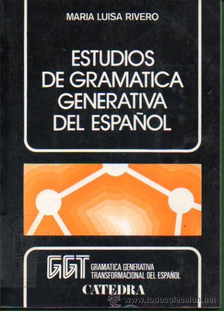 Libros: ESTUDIOS DE GRAM&Aacute;TICA GENERATIVA DEL ESPA&Ntilde;OL. 2&ordf; ed. Con sellos exp. biblioteca. - Foto 1