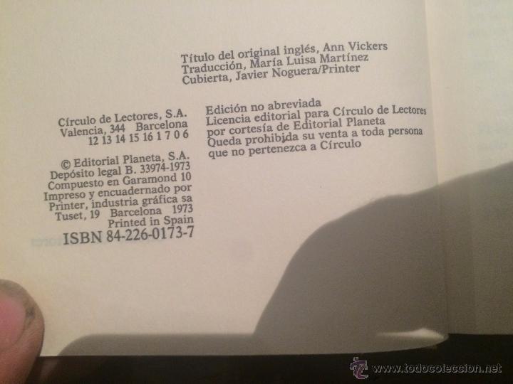 Libros: libro completo ann vickers, carceles de mujeres, sinclair lewis - Foto 2