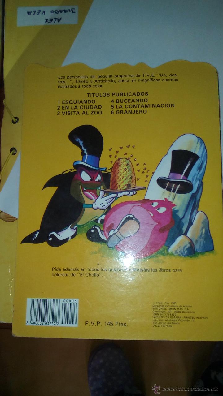Libros: Libro cuento EL CHOLLO granjero N &ordm; 6 DISTEIN LIBROS 1985 TVE - Foto 3