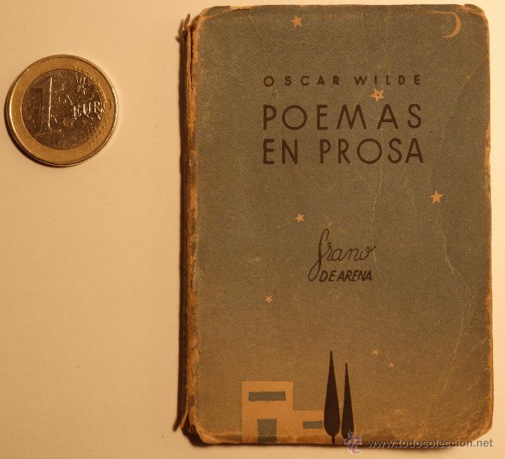 Libros: Poemas en prosa &ndash; Grano de Arena - - autor: Oscar Wilde - - Foto 2