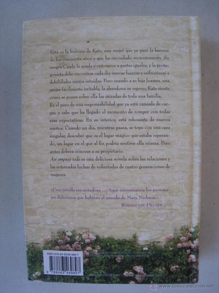 Libros: ASI EMPEZO TODO - MARY NICKSON. - Foto 3