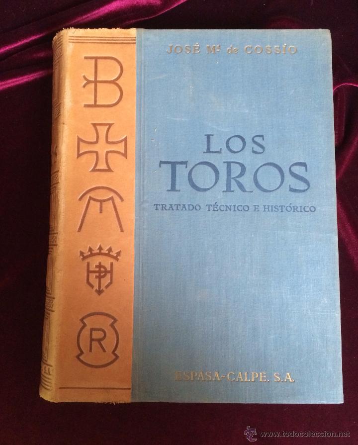 Libros: LOS TOROS - JOS&Eacute; M&ordf; DE COSS&Iacute;O - TOMO 1 - 1951 - Foto 1