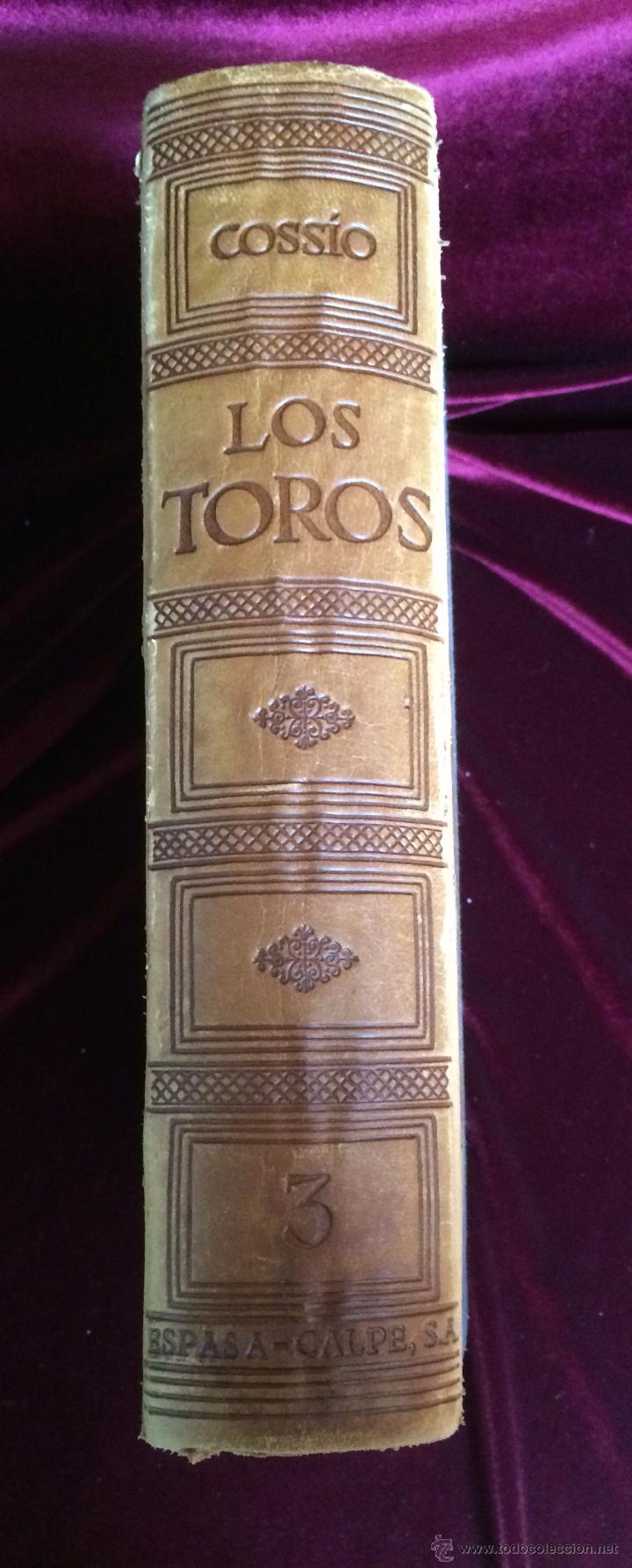 Libros: LOS TOROS - JOS&Eacute; M&ordf; DE COSS&Iacute;O - TOMO 3 - 1952 - Foto 2