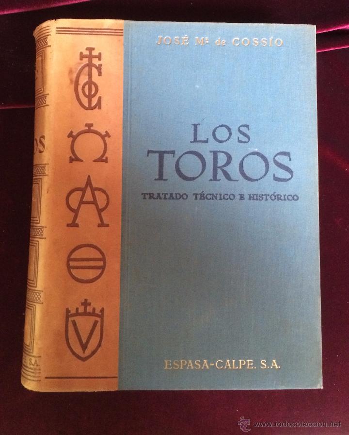 Libros: LOS TOROS - JOS&Eacute; M&ordf; DE COSS&Iacute;O - TOMO 4 - 1961 - Foto 1