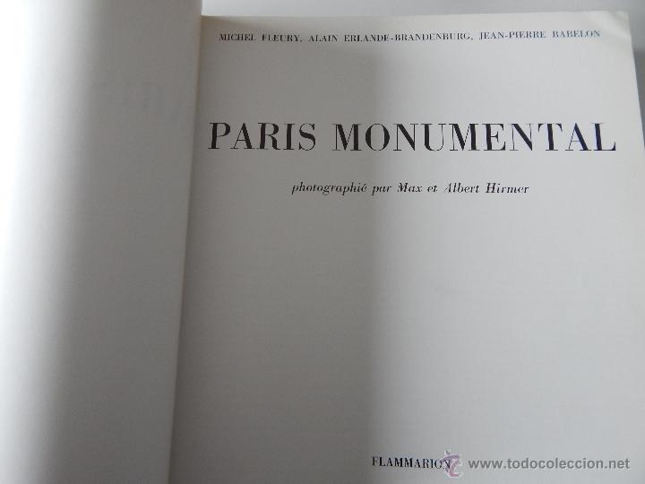Libros: Paris monumental - 1974 - Franc&eacute;s - Foto 11