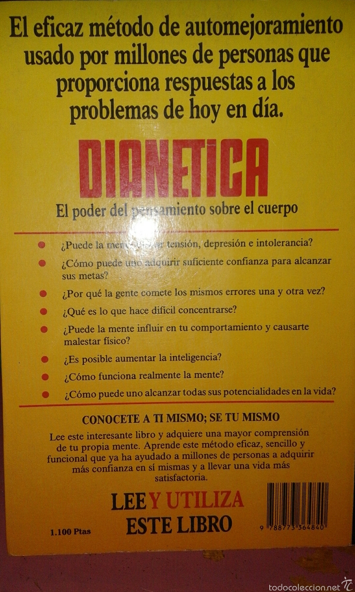 Libros: Dian&eacute;tica. El poder del pensamiento sobre el cuerpo - L. Ronald Hubbard - Foto 2