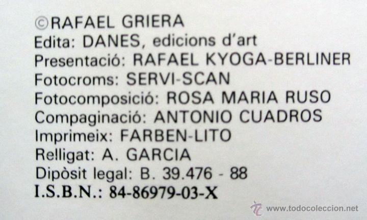 Libros: RAFAEL GRIERA AQUAREL.LES - Foto 3