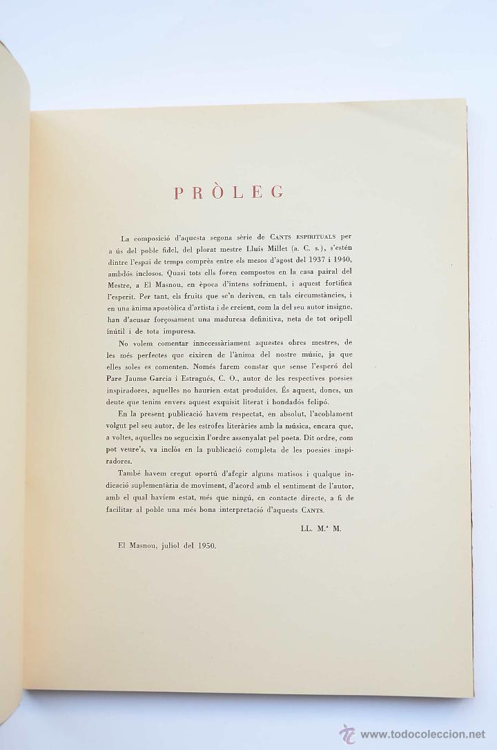 Libros: Cants espirituals per a &uacute;s del poble. Seconda s&egrave;rie, 1937-1940 - MILLET, Llu&iacute;s - Foto 5
