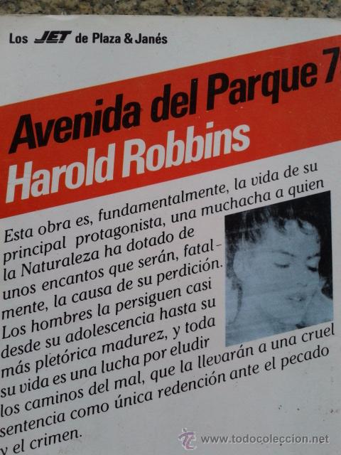 Libros: AVENIDA DEL PARQUE 79 -- HAROLD ROBBINS -- PLAZA & JANES -- 1987 -- - Foto 3