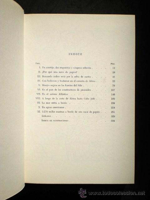 Libros: Thor Heyerdahl: Las expediciones Ra, C&iacute;rculo de Lectores, 1972 - Foto 3