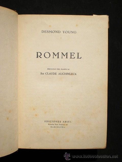 Libros: Desmond Young: Rommel, Ariel, c. 1950 - Foto 1