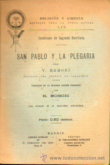 books: SAN PABLO Y LA PLEGARIA.