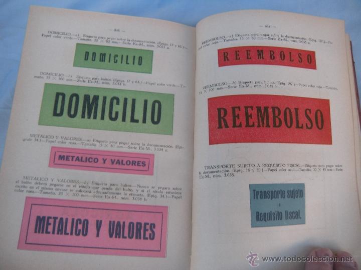 Libros: LIBRO RENFE. COMPENDIO DE LAS DISPOSICIONES PARA LA EJECUCI&Oacute;N DE LOS TRANSPORTES DE GRANDE Y PEQUE&Ntilde;A - Foto 4