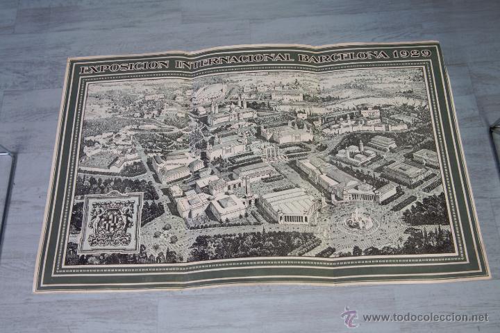Libros: EXPOSICION INTERNACIONAL BARCELONA 1929 - FOLLETO - TRIPTICO - Foto 2