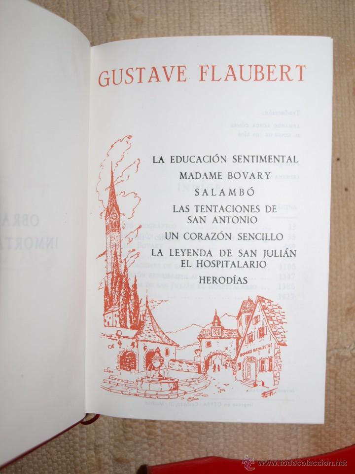 Libros: Gustave Flaubert. Obras Inmortales. Madrid 1967 - Foto 4