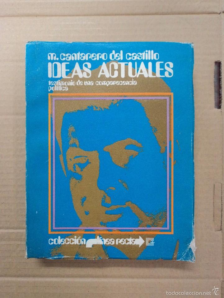 Libros: Ideas actuales - M. Cantarero del castillo - Foto 1