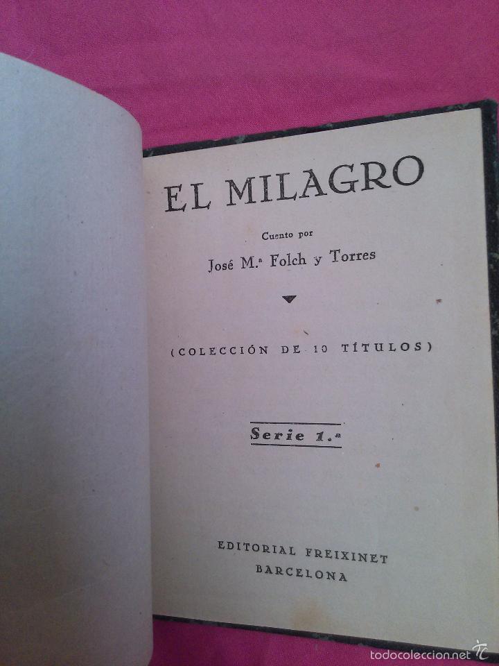 Libros: El Milagro. Jos&eacute; M&ordf; Folch y Torres - Foto 2