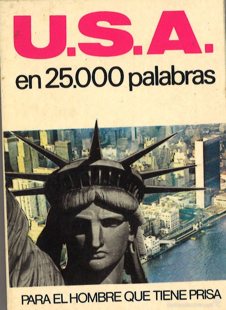 Libros: USA en 25000 palabras. Editorial Bruguera - Foto 1