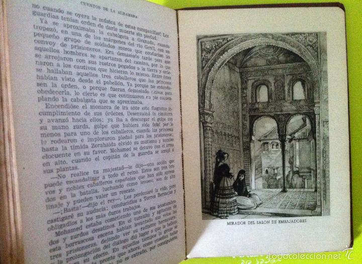 Libros: Washington Irving. Cuentos de la Alhambra. 1954 - Foto 4
