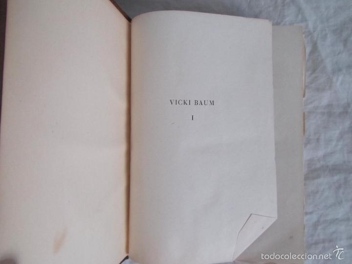 Libros: Vicki Baum Volumen I 1958 Ed. Planeta - Foto 5