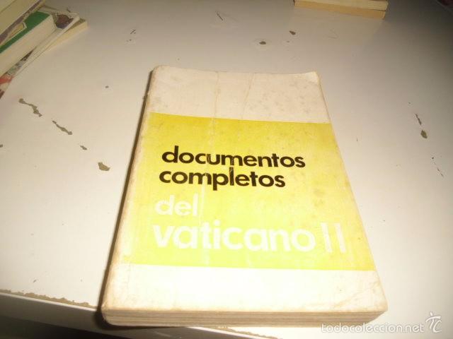Libros: C-REG80 LIBRO DOCUMENTOS COMPLETOS DEL VATICANO II - Foto 1