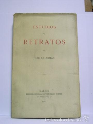 Libros: ESTUDIOS Y RETRATOS - Armas, Jose de - Foto 1