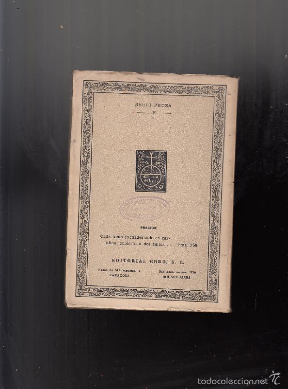 Libros: Cl&aacute;sicos Ebro, n&ordm; 14. 1.940 - Foto 2
