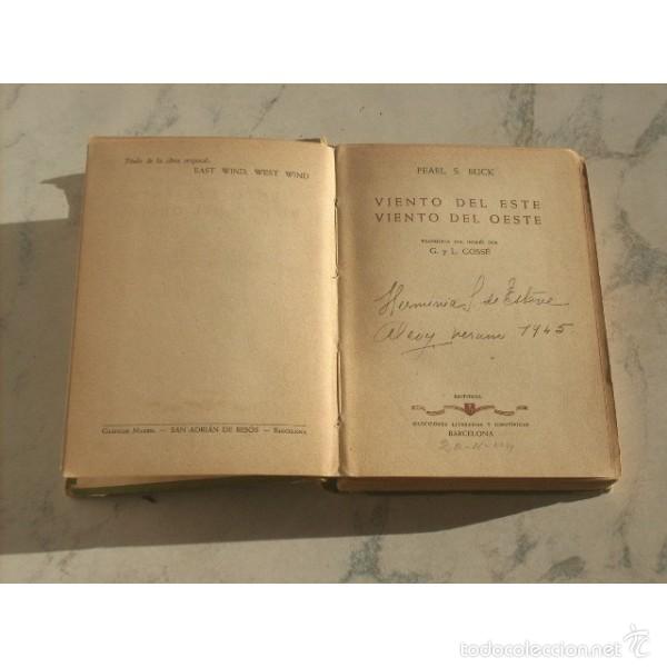 Libros: Viento del Este, Viento del Oeste. Pearl S. Buck - Foto 2
