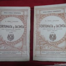 Libros: FORTUNATA Y JACINTA NOVELAS ES PAÑOLAS CONTEMPORANEAS,PARTE SEGUNDA Y PARTE TEERCERA.1944. Lote 55926323