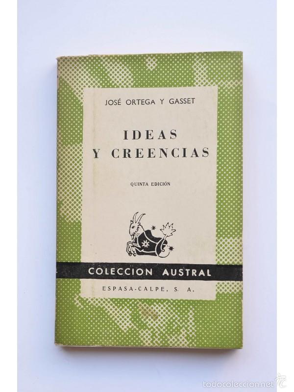Libros: Ideas y creencias - ORTEGA Y GASSET, Jos&eacute; - Foto 1