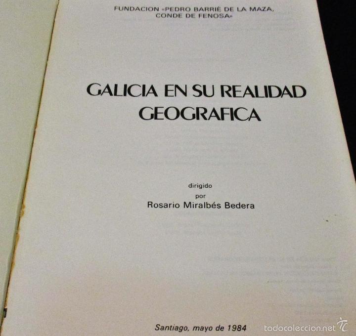 Libros: GALICIA EN SU REALIDAD GEOGRAFICA - Foto 2