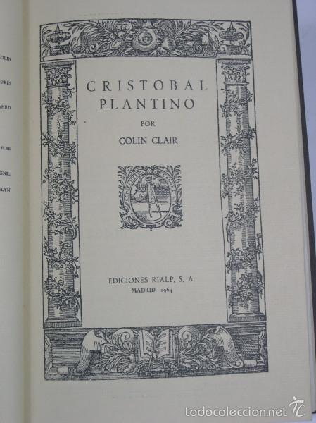 Libros: CRISTOBAL PLANTINO - Clair, Colin - Foto 1