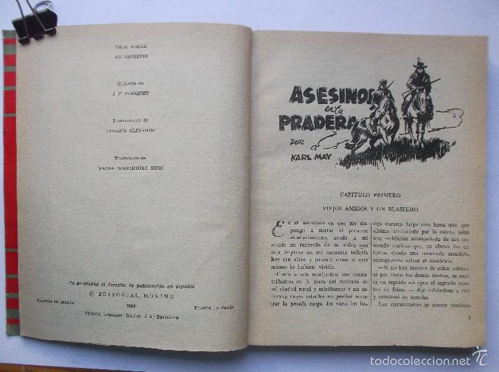 Libros: ASESINOS EN LA PRADERA - KARL MAY - 1956. - Foto 2
