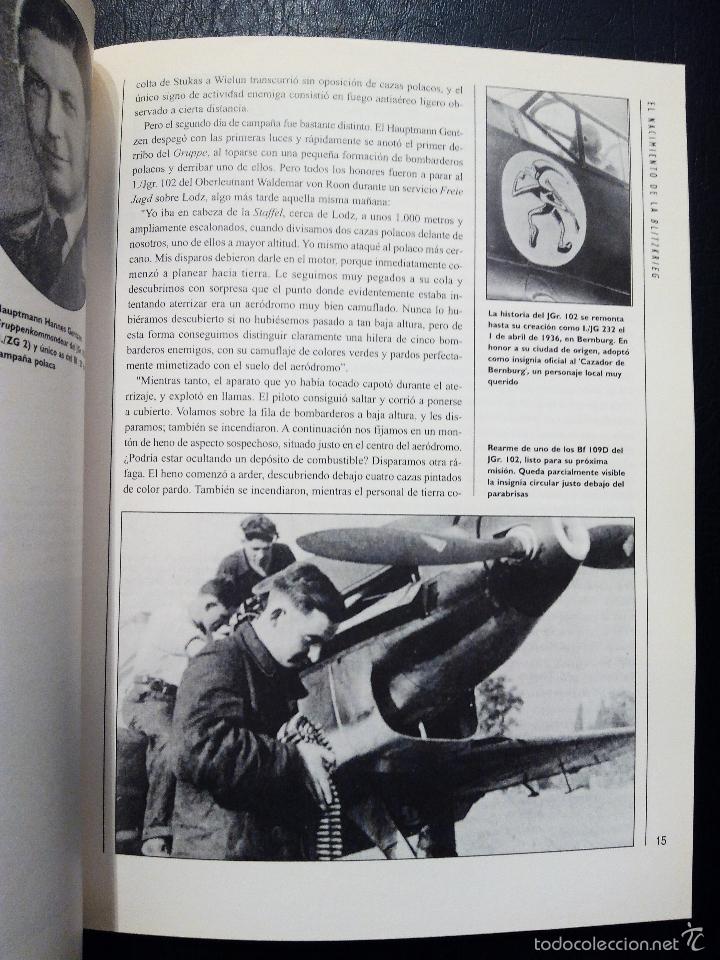 Libros: AVIONES EN COMBATE - LOS ASES DE LA BLITZKRIEG (MESS BF 109 D/E) - EDICIONES DEL PRADO 1999. - Foto 4