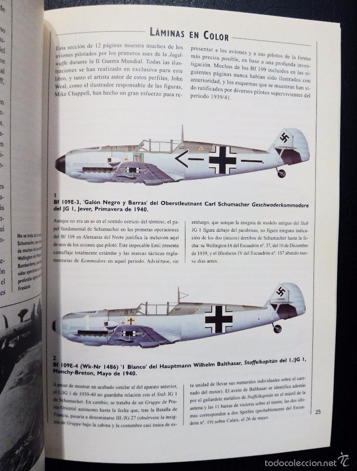 Libros: AVIONES EN COMBATE - LOS ASES DE LA BLITZKRIEG (MESS BF 109 D/E) - EDICIONES DEL PRADO 1999. - Foto 5