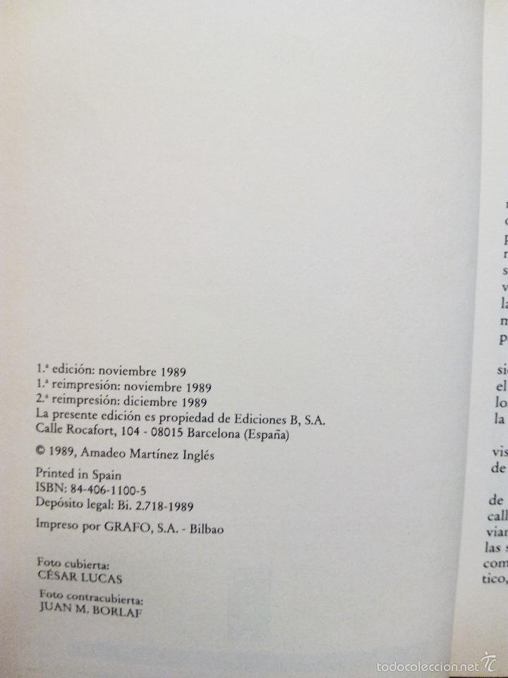 Libros: CORONEL AMADEO MART&Iacute;NEZ INGL&Eacute;S - ESPA&Ntilde;A INDEFENSA - DOCUMENTOS - EDICIONES B - 1989. - Foto 3