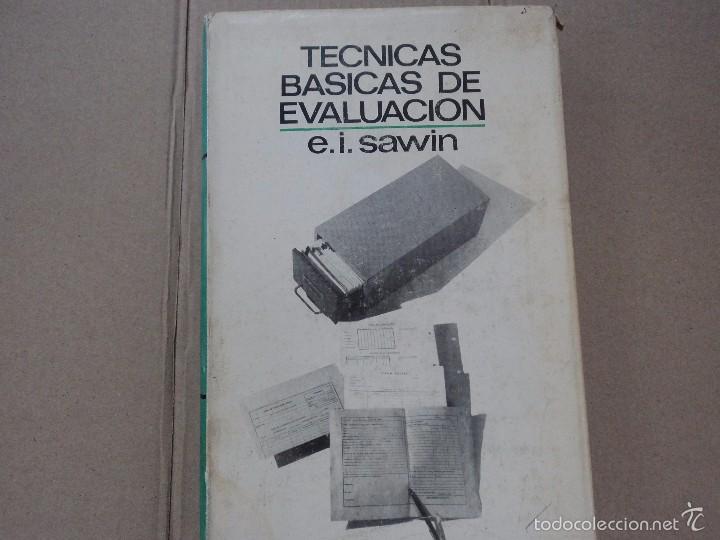 Libros: Tecnicas Basicas de Evaluaci&oacute;n E. I. Sawin - Foto 1