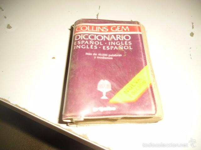 Libros: G-65 LIBRO DICCIONARIO COLLINS GEM ESPA&Ntilde;OL INGLES - Foto 1